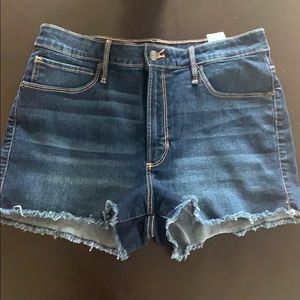 Abercrombie High-Waisted Jean Shorts